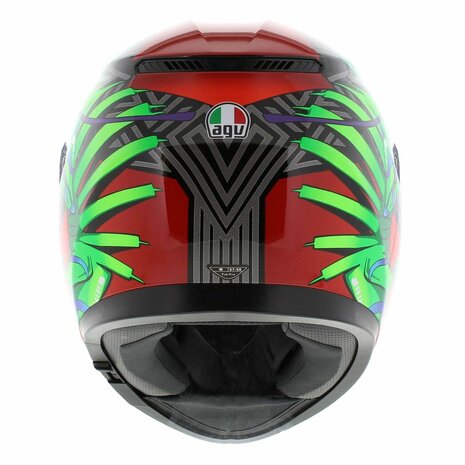 AGV K3 motorhelm Kameleon zwart rood groen