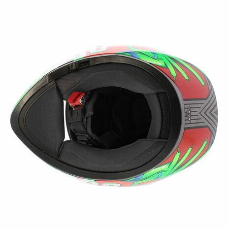 AGV K3 motorhelm Kameleon zwart rood groen