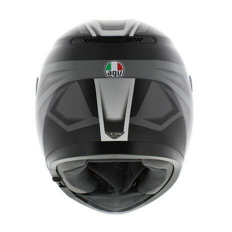 AGV K3 motorhelm Compound mat zwart grijs