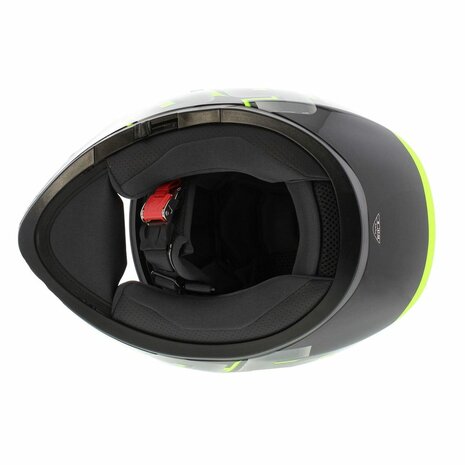 AGV K3 motorhelm Fortify grijs zwart fluo geel