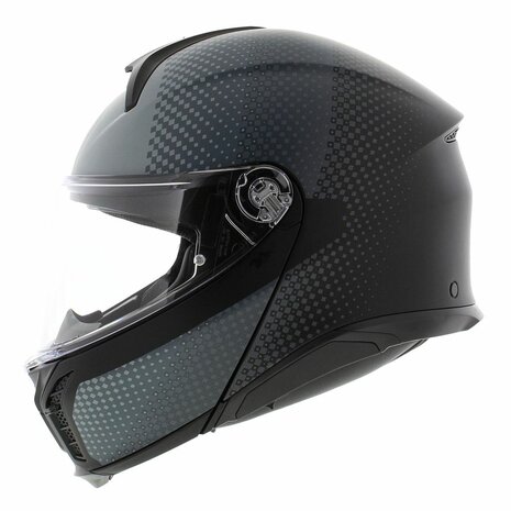 AGV Tourmodular motorhelm Textour mat zwart grijs systeemhelm