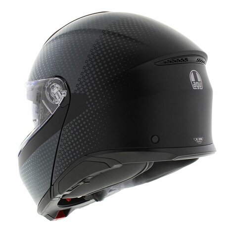 AGV Tourmodular motorhelm Textour mat zwart grijs systeemhelm