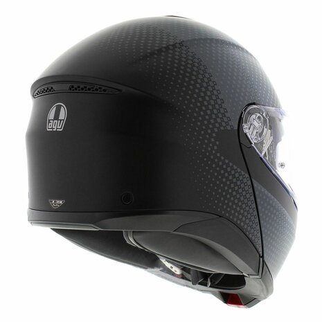 AGV Tourmodular motorhelm Textour mat zwart grijs systeemhelm