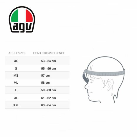 AGV K5-S Vulcanum Motorhelm rood