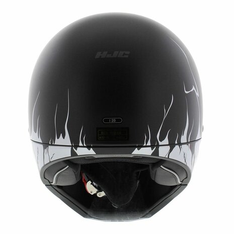 HJC I20 Streetfighter helm Scraw mat zwart wit - Maat S