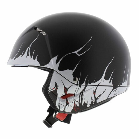 HJC I20 Streetfighter helm Scraw mat zwart wit