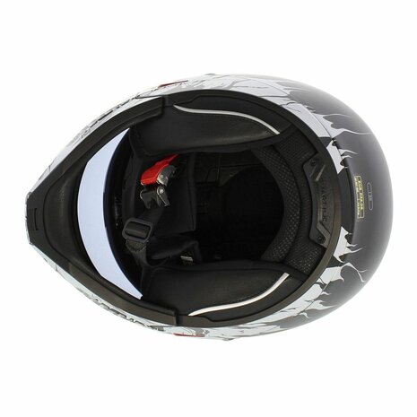 HJC I20 Streetfighter helm Scraw mat zwart wit - Maat S