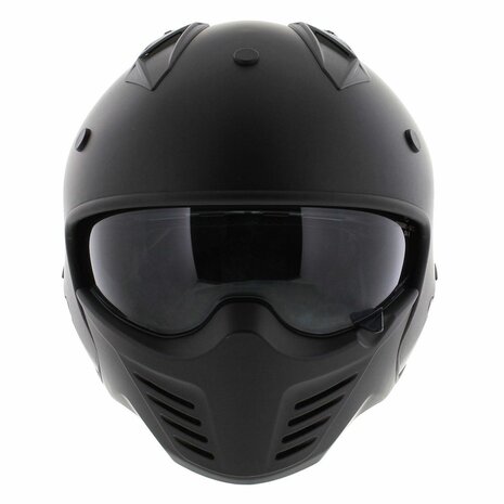 Vito Jet Bruzano helm mat zwart