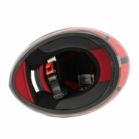 LS2 FF353 Rapid Helm Xtreet mat zwart rood