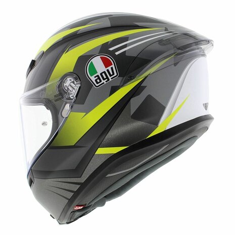 AGV K6 S Excite Integraal Helm mat camo fluor geel