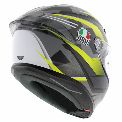 AGV K6 S Excite Integraal Helm mat camo fluor geel