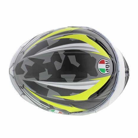 AGV K6 S Excite Integraal Helm mat camo fluor geel