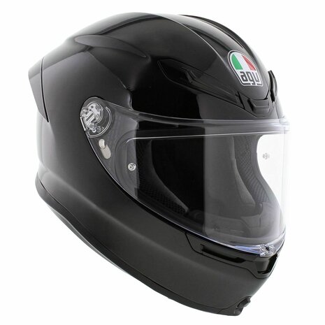 AGV K6 S Mono Glans Zwart motorhelm