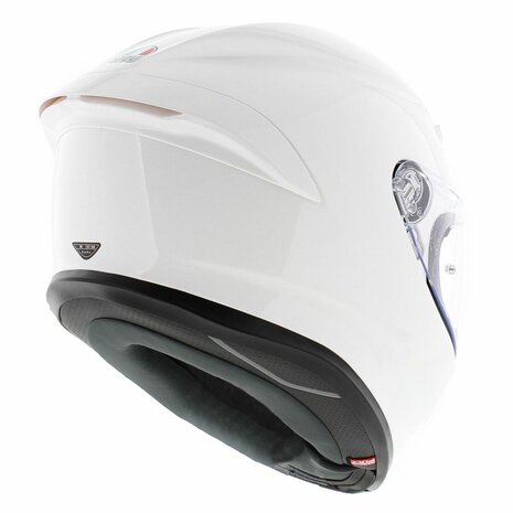 AGV K6 S Mono Glans Wit motorhelm