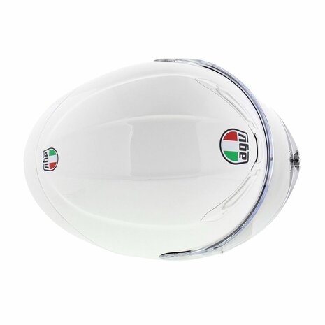 AGV K6 S Mono Glans Wit motorhelm