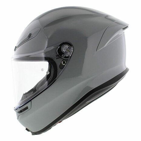 AGV K6 S Mono Glans Nardo Grey motorhelm