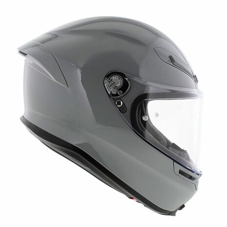 AGV K6 S Mono Glans Nardo Grey motorhelm