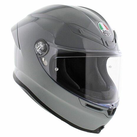 AGV K6 S Mono Glans Nardo Grey motorhelm