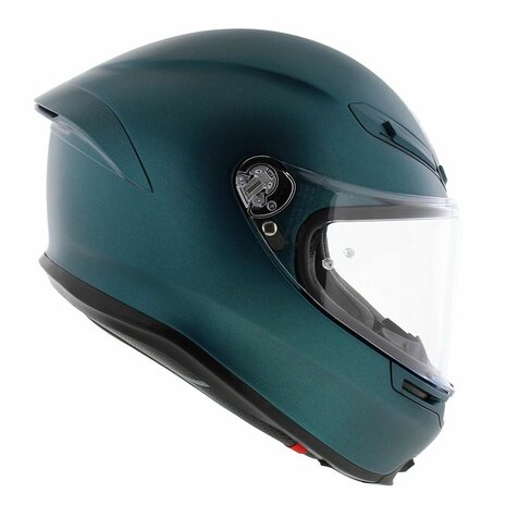 AGV K6 S Mono Petrolio mat blauw motorhelm