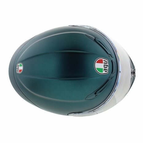 AGV K6 S Mono Petrolio mat blauw motorhelm