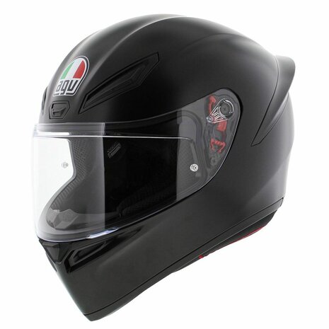 AGV K1 S mat zwart motorhelm