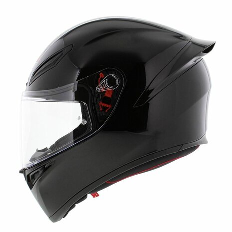 AGV K1 S glans zwart motorhelm