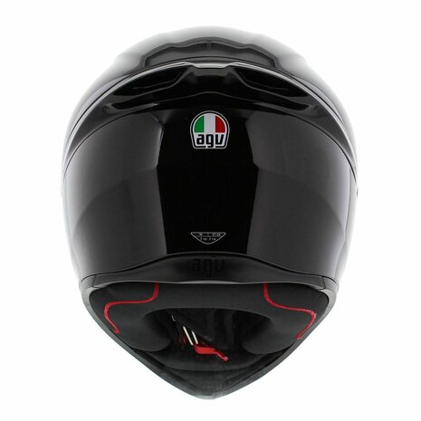 AGV K1 S glans zwart motorhelm