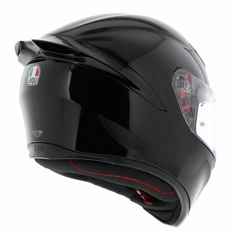 AGV K1 S glans zwart motorhelm