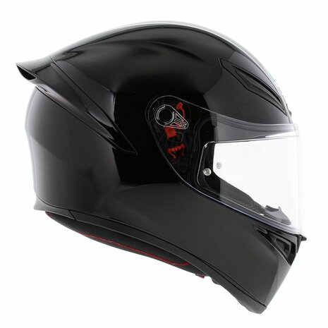 AGV K1 S glans zwart motorhelm