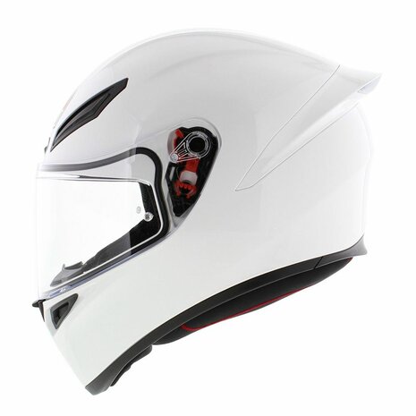 AGV K1 S glans wit motorhelm