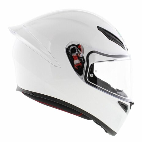 AGV K1 S glans wit motorhelm