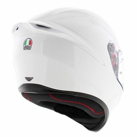 AGV K1 S glans wit motorhelm