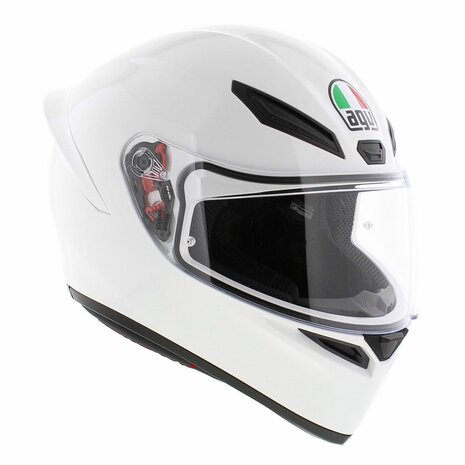 AGV K1 S glans wit motorhelm