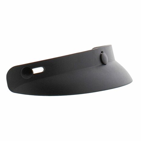 Zonne klep helm kort model mat zwart