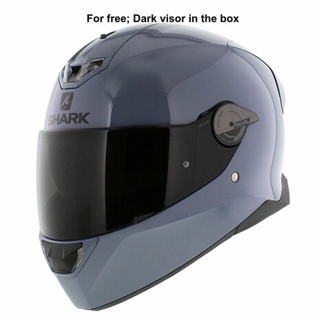 Shark Skwal 2.2 helm glans nardo grijs