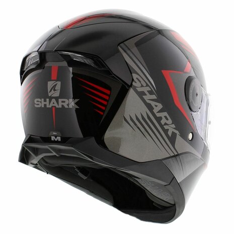 Shark Skwal 2 Helm Hallder glans zwart rood antraciet