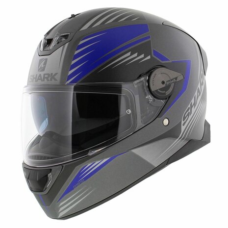 Shark Skwal 2 Helm Hallder mat antraciet blauw