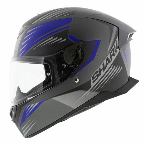 Shark Skwal 2 Helm Hallder mat antraciet blauw