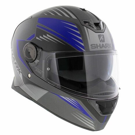 Shark Skwal 2 Helm Hallder mat antraciet blauw