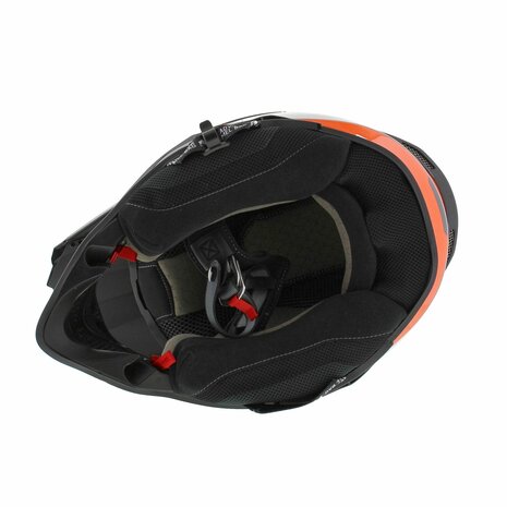 Shark Varial RS Carbon Flair crosshelm zwart oranje - Maat XXL