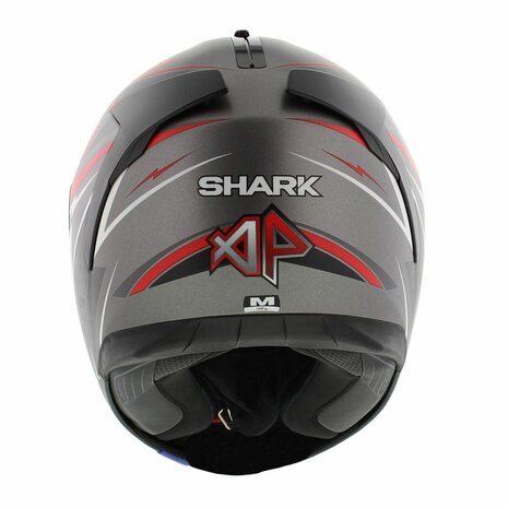 Shark Spartan 1.2 Adrian Parassol mat antraciet rood