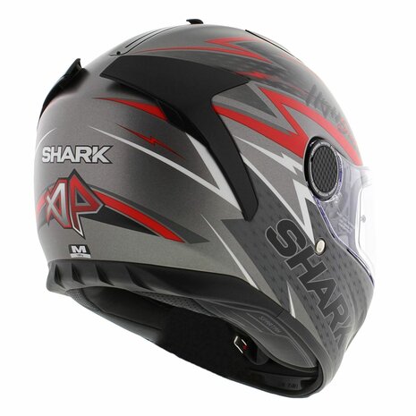 Shark Spartan 1.2 Adrian Parassol mat antraciet rood