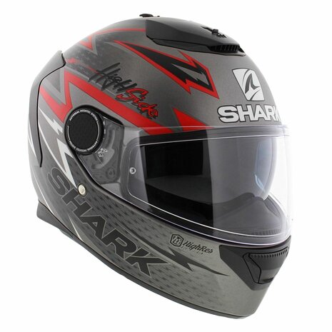 Shark Spartan 1.2 Adrian Parassol mat antraciet rood