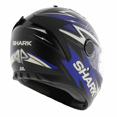 Shark Spartan 1.2 Adrian Parassol mat zwart blauw wit