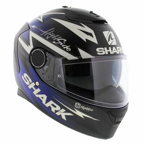 Shark Spartan 1.2 Adrian Parassol mat zwart blauw wit