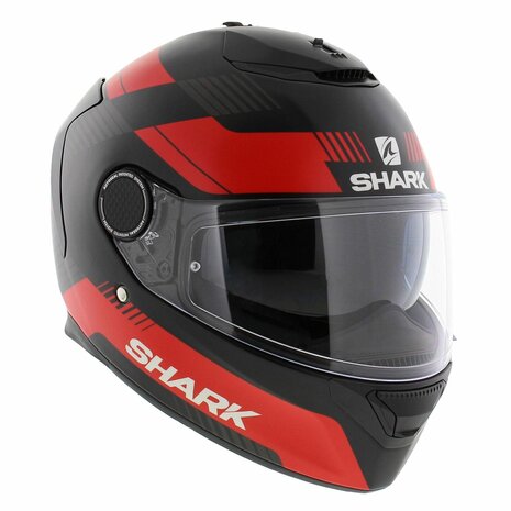 Shark Helm Spartan 1.2 Strad mat zwart rood antraciet