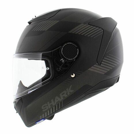 Shark Helm Spartan 1.2 Strad mat zwart antraciet zilver