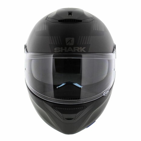 Shark Helm Spartan 1.2 Strad mat zwart antraciet zilver