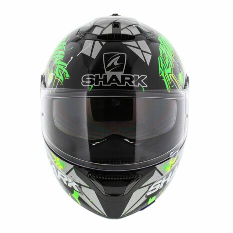 Shark Helm Spartan 1.2 Lorenzo Catalunya GP - Zwart Fluo Groen - Maat S