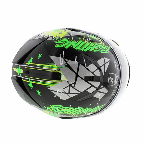 Shark Helm Spartan 1.2 Lorenzo Catalunya GP - Zwart Fluo Groen - Maat S